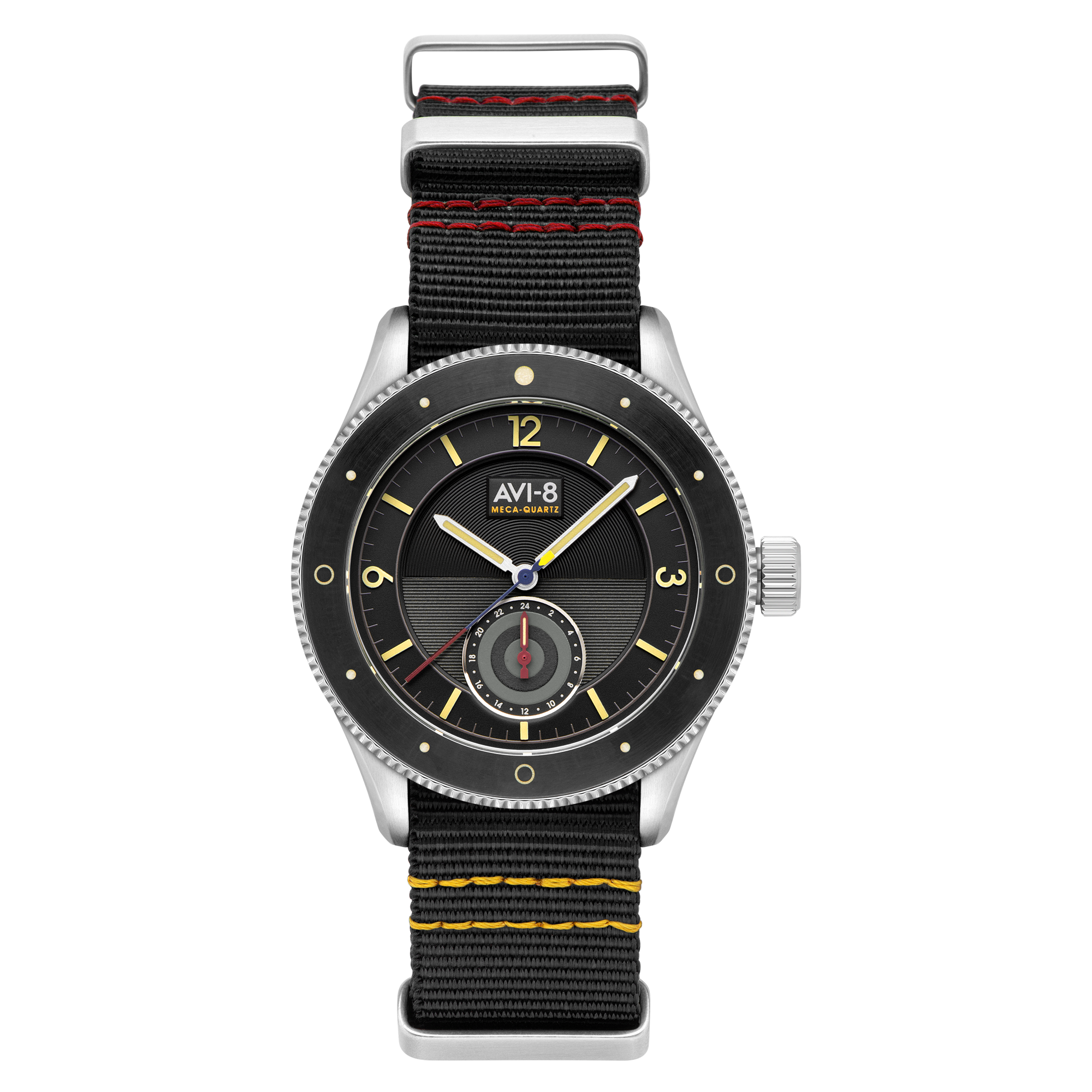 Airmaster Sector Meca-Quartz Black & Grey / Nylon | Black Dial