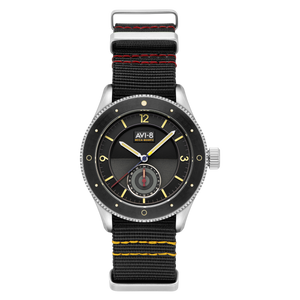 Airmaster Sector Meca-Quartz Black & Grey / Nylon | Black Dial