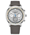 Monaco Silver Dial/ Grey Leather | Silver Dial