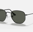 HEXAGONAL FLAT LENSES MEN'S Black / Polar Green |  Dial