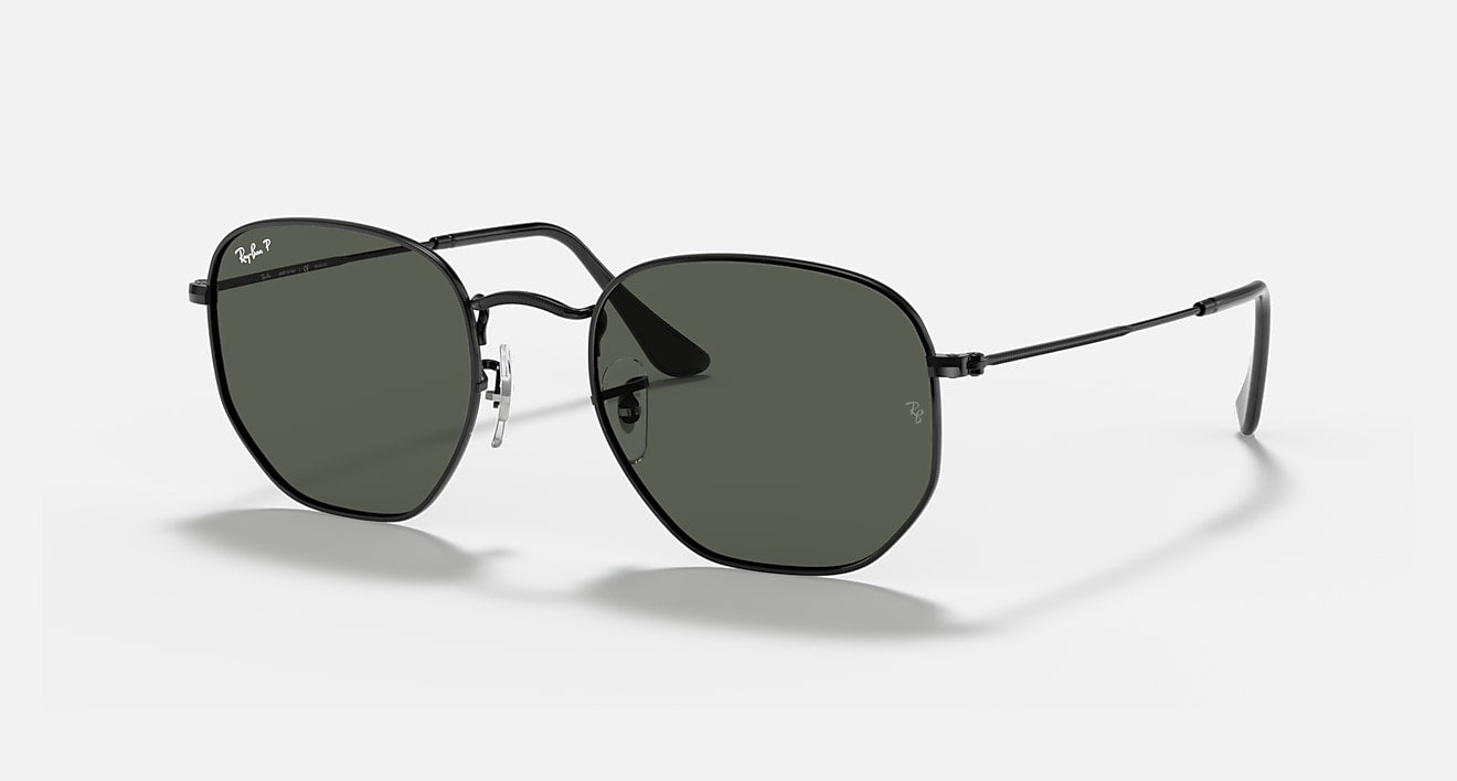 HEXAGONAL FLAT LENSES MEN'S Black / Polar Green |  Dial