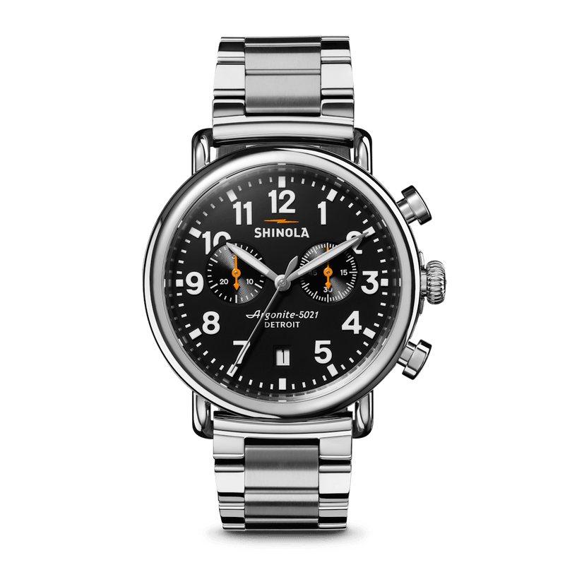 Runwell Chrono 41mm Black | Black Dial