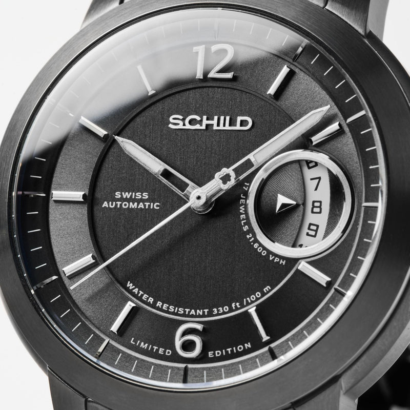 Heinrich Minimal Swiss Automatic Limited Edition Grey / Gunmetal Stainless Steel | Grey Dial