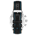 Monaco Black/Leather/Silver Dial/Silver Case | Silver Dial