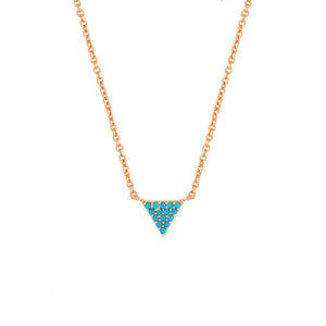 Lupine Pendant Necklace 18k Rose Gold