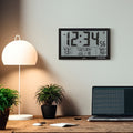Self-Setting FC Clock with EXLarge Digits Indoor & Outdoor Temp Self-Setting FC Clock with EXLarge Digits Indoor & Outdoor Temp