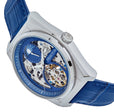 Daxton Semi Skeleton Blue | Blue Dial