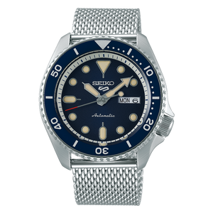 5 Sports SKX Series Blue Dial / Silicone Strap Blue Dial
