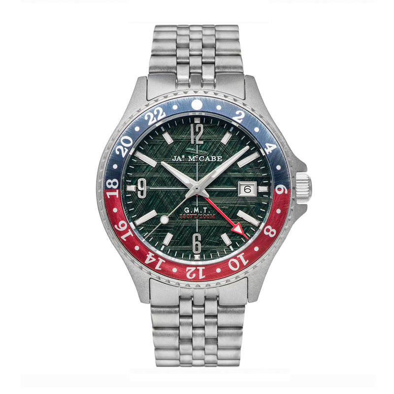 Baja GMT GREEN / STAINLESS STEEL | Green Dial