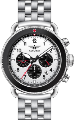 VDN White & Black Steel 45m White - {Extended Ship Time} |  Dial