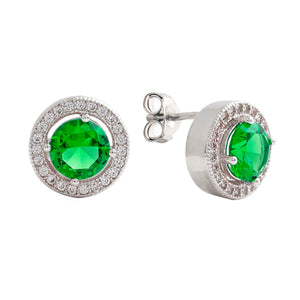 Juliet Stud Earrings 18k White Gold