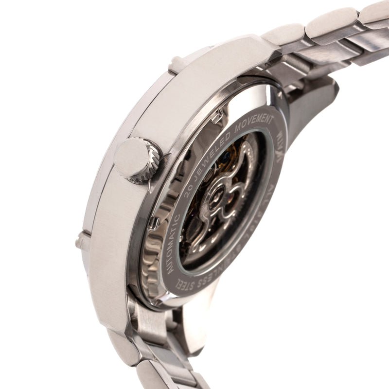 Daniels Stainless Steel Silver | Black Dial