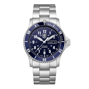 Automatic Sport Timer 0920 Series Blue Dial / Stainless Steel Bracelet Blue-White Dial