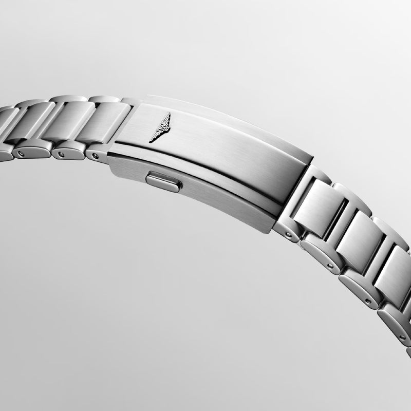 HYDROCONQUEST GMT Black / Stainless Steel | Black Dial