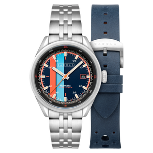 Pista Automatic Blue / Stainless Steel Blue Dial