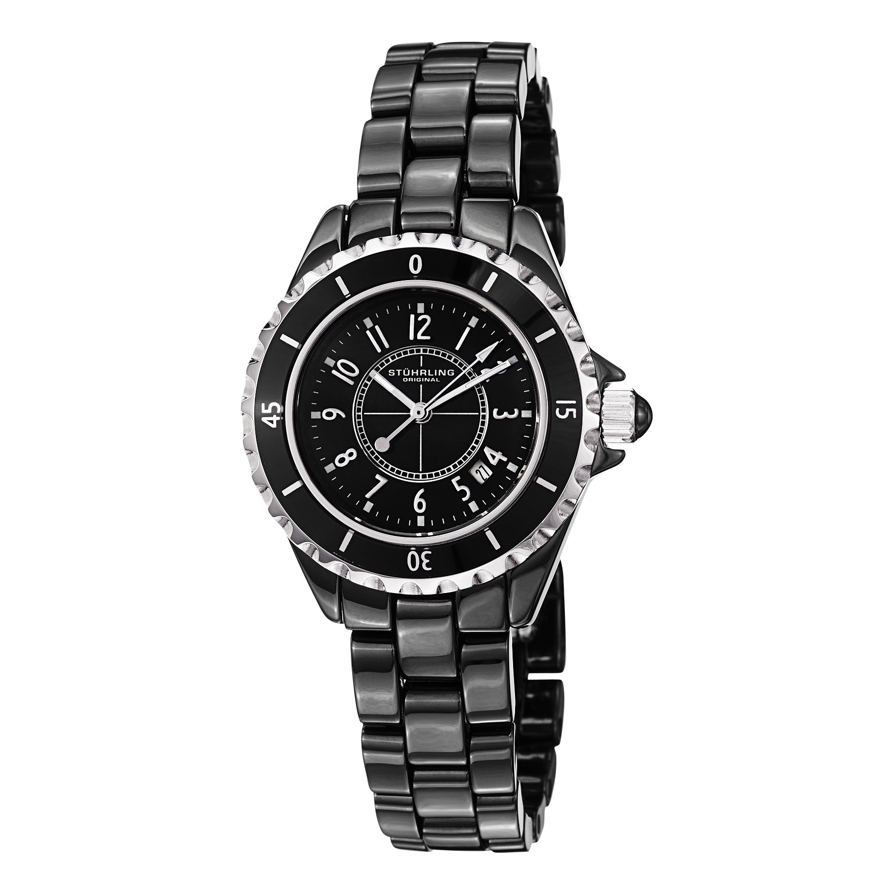 Vogue Black Stainless Steel | Black Dial