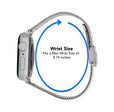 Mesh Band for Apple Watch Series 9/8/7/6/5/4/3/2/1/SE Silver (42mm | 44mm | 45mm | 49mm) |  Dial