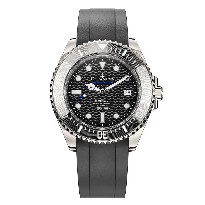 Deep Marine Explorer VI 6000m Grade 5 Titanium 6000m/BlackDial | Black Dial