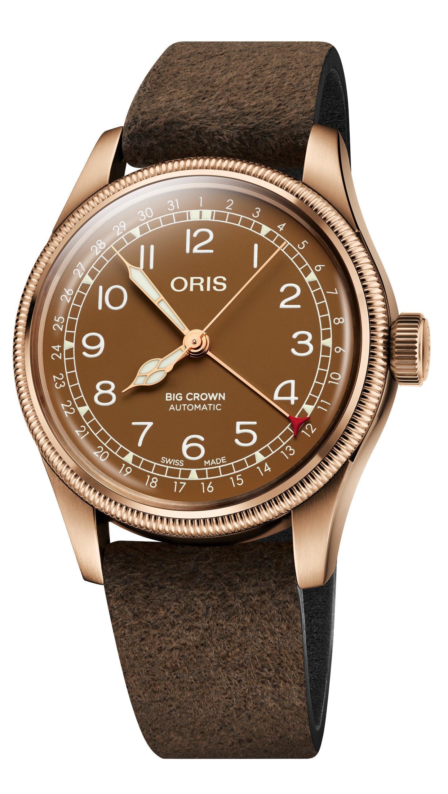 Big Crown Pointer Date Bronze dial / Brown leather | Brown Dial