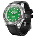 Deep Marine Explorer II Damascus – Green Dial