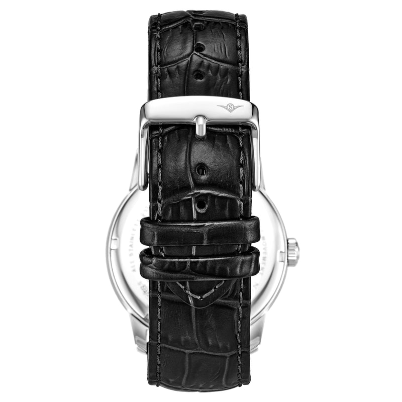 Symphony Black/Leather/Black Dial/Silver Case 898.02 | Black Dial