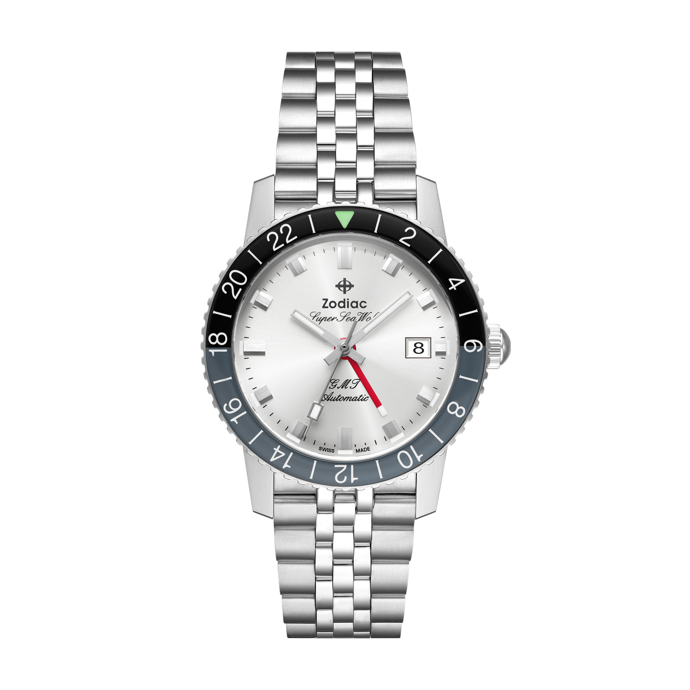 Super Sea Wolf GMT Automatic | Silver Dial