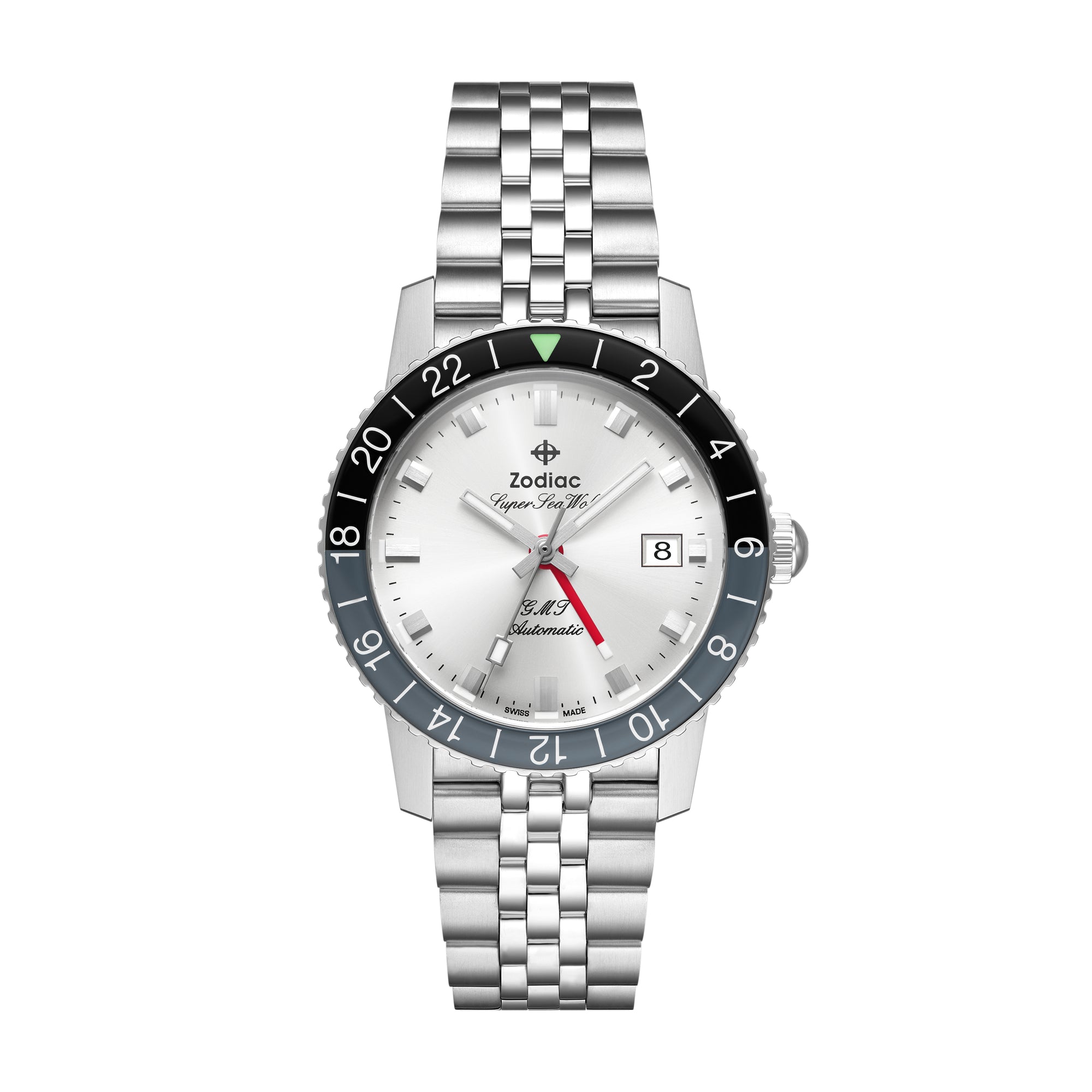 Super Sea Wolf GMT Automatic | Silver Dial