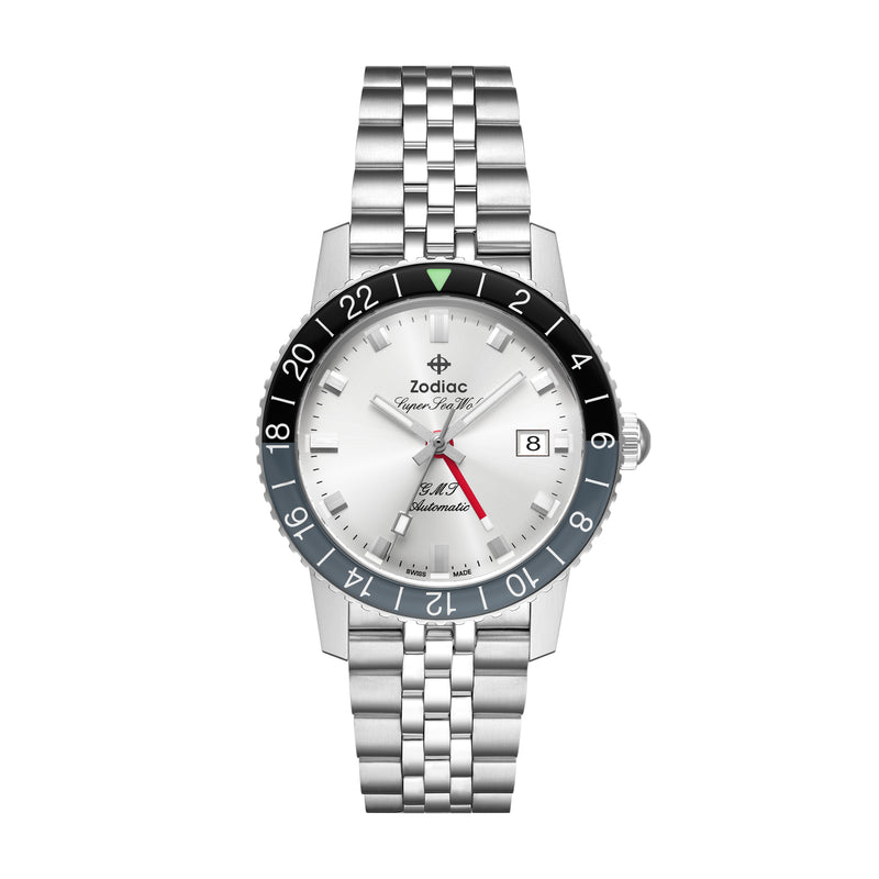 Super Sea Wolf GMT Automatic | Silver Dial