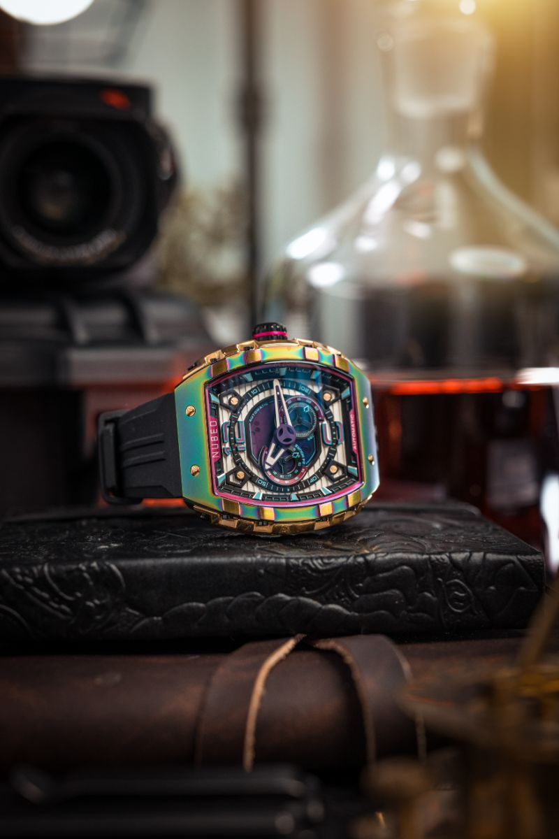 Magellan 24H Automatic Rainbow / Rubber | White Dial