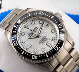 TITANIUM Swiss Automatic SW200 Deep Marine Explorer II