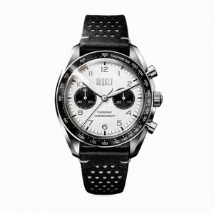 Overdrive Chronograph Glacial White-Black Dial
