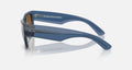 MEGA WAYFARER UNISEX Transparent Blu / Brown Bio-Based |  Dial