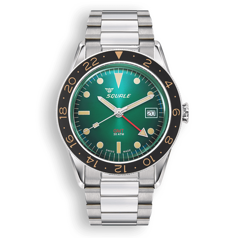Sub-39 GMT Vintage Green Bracelet | Green Dial