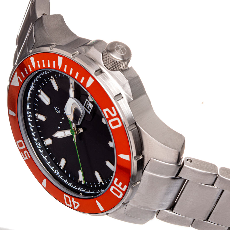Admiralty Pro 200 w/Date Orange/Black | Black Dial