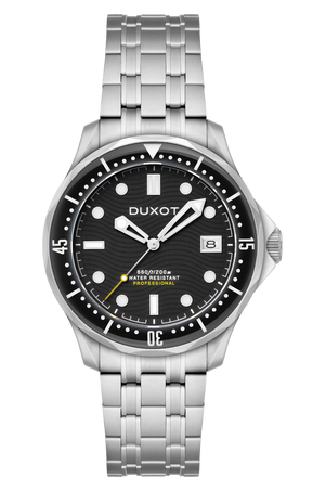Henri Diver Automatic Black / Stainless Steel | Black Dial