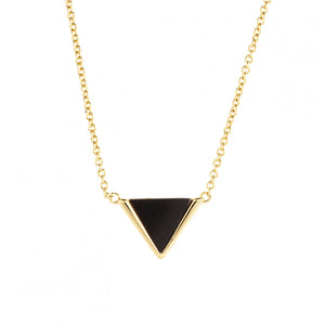 Lupine Pendant Necklace 18k Yellow Gold