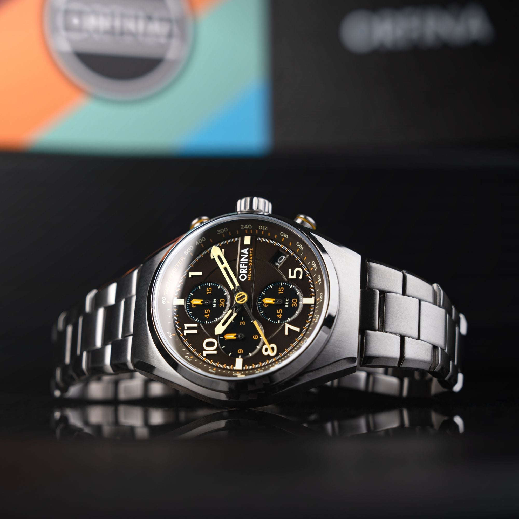 ORFINA ZERO-TWO CHRONOGRAPH Green | Green Dial – Watch Gang