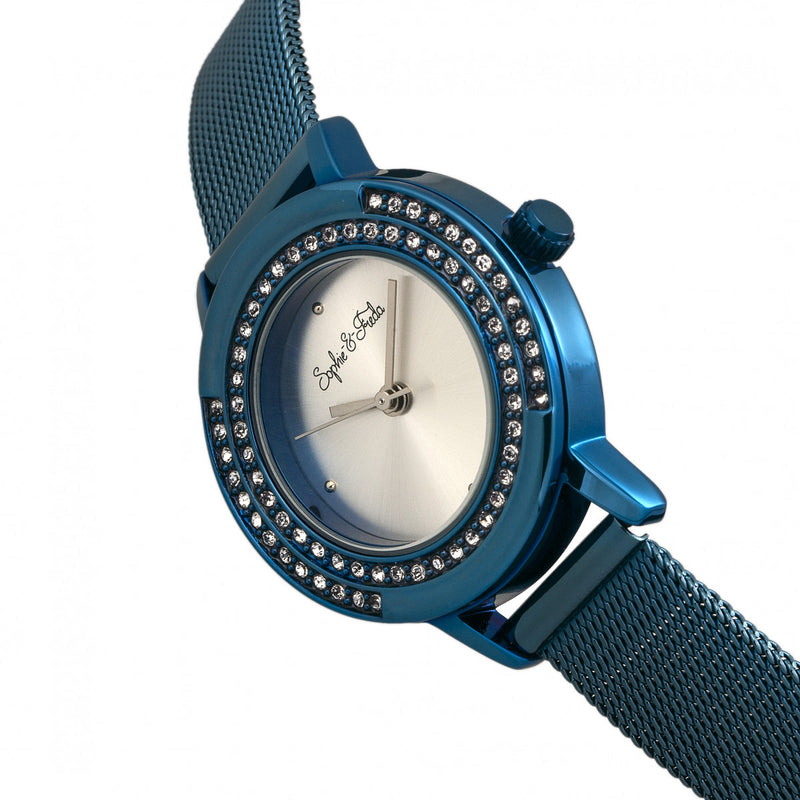 Cambridge w/ Swarovski Crystals Blue | Silver Dial