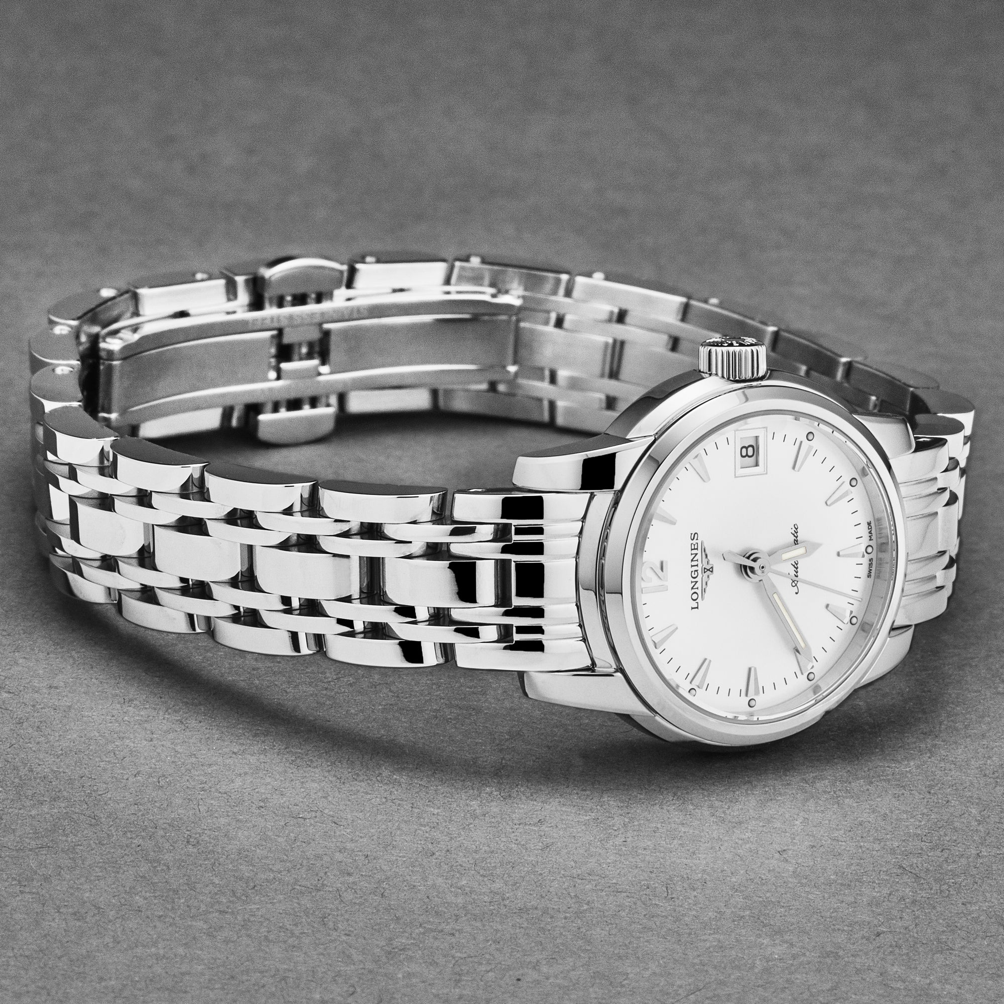 Saint-Imier Women's Watch L22634726 / Grey | Silver Dial
