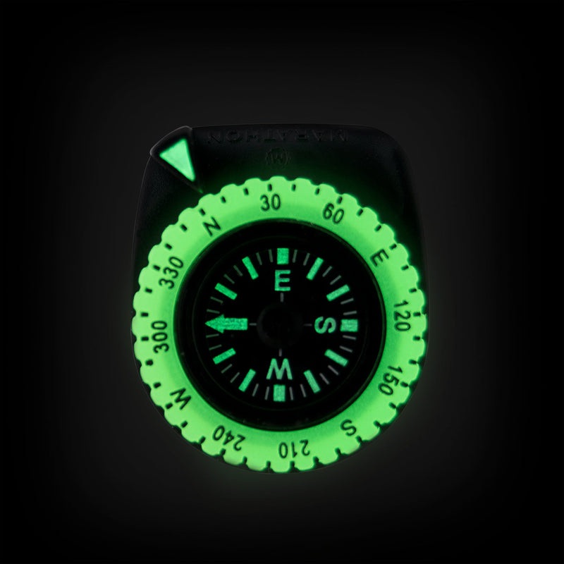 Glow-in-the-Dark Clip Compass CLIP COMPASS