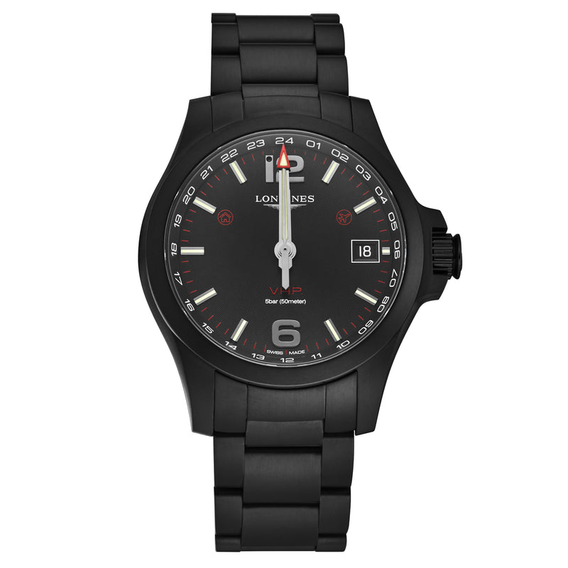Conquest V.H.P. L37182566 / Black | Black Dial