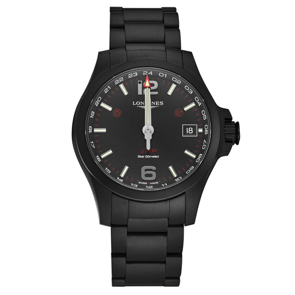 Conquest V.H.P. L37182566 / Black | Black Dial