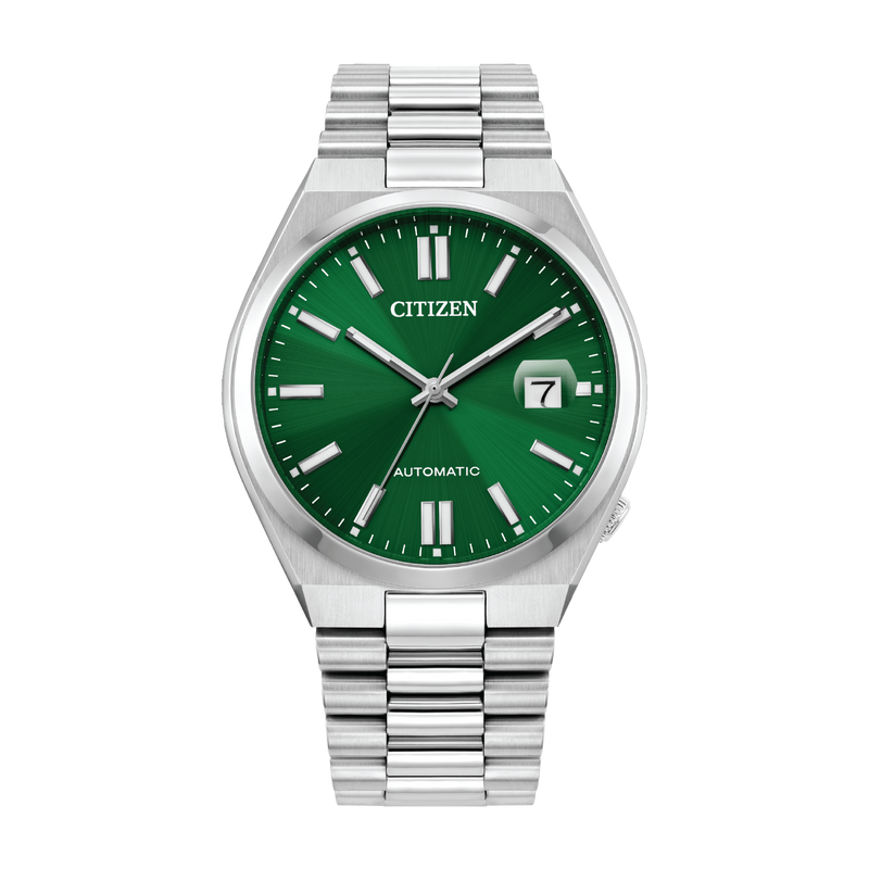 Tsuyosa Green / Stainless Steel | Green Dial