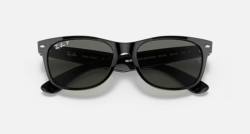 NEW WAYFARER CLASSIC MALE / RUBBER BLACK - POLAR GREEN