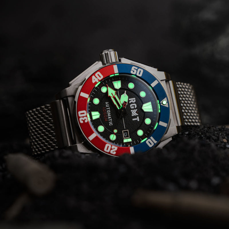 TORPEDO AUTOMATIC DIVER BLACK / STAINLESS STEEL Black Dial