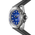 Damascus Swiss Automatic SW200 Deep Marine Explorer II Damascus/Blue Dial/Black Strap | Blue Dial