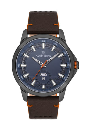 44mm Racer Day/Date Brown / Blue Dial