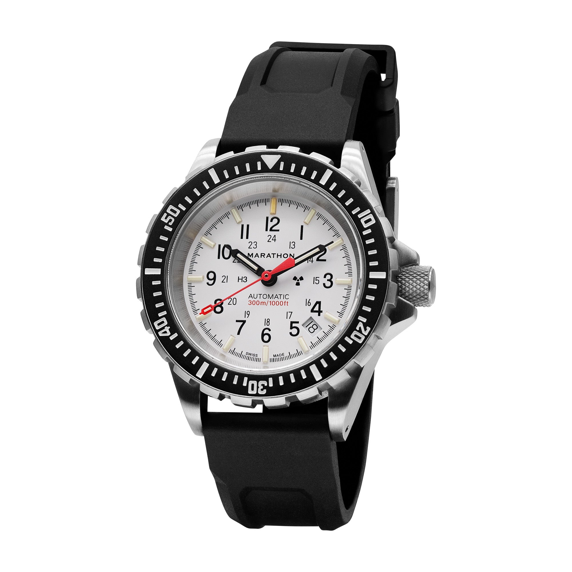 Dive SS/BKSS 3PC RUBBER (WW194006SS-0530) | White Dial – Watch Gang
