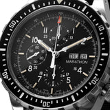 46mm Jumbo Diver/Pilot's Automatic Chronograph (CSAR) with Stainless Steel Bracelet