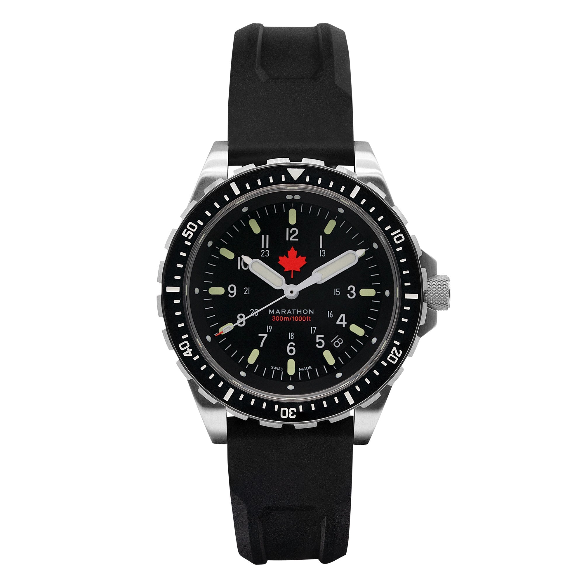 46mm Red Maple Jumbo Diver's Quartz (JSAR) MARATHON